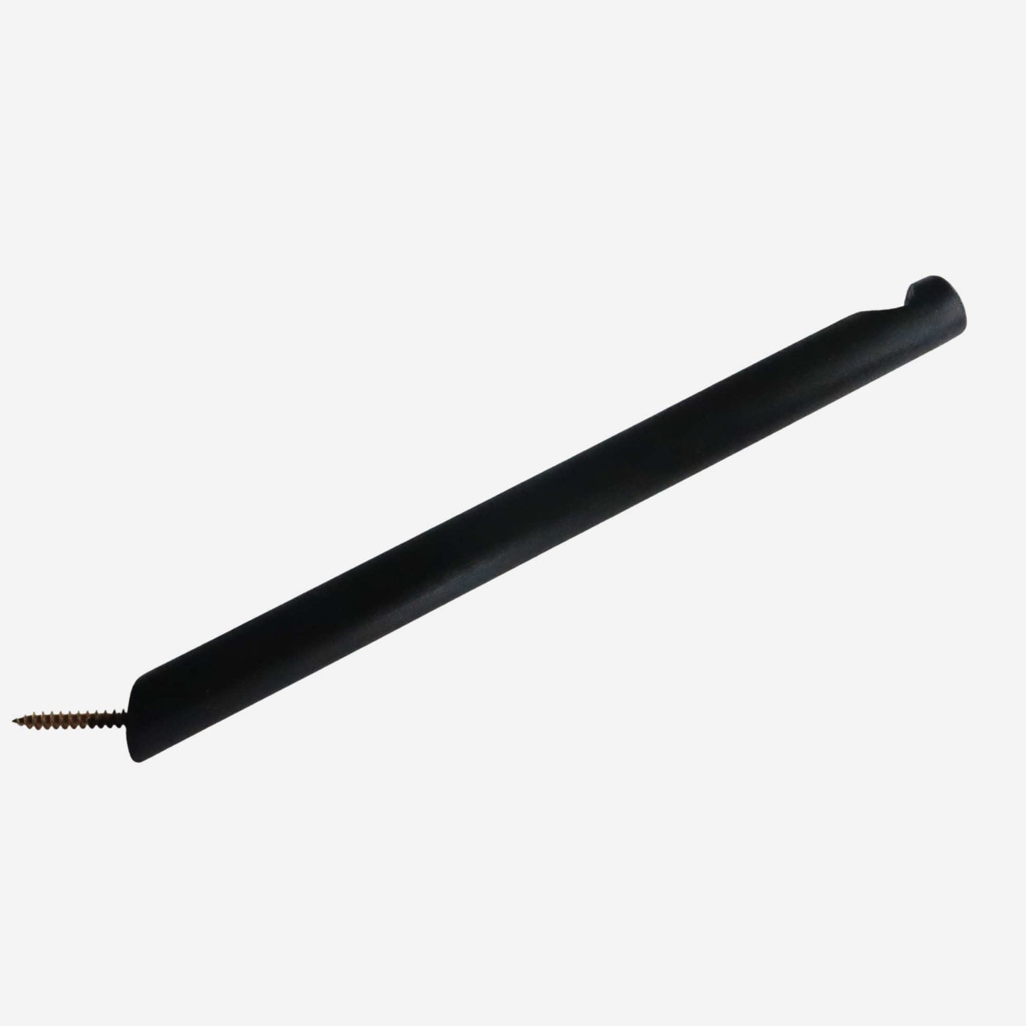 black wooden corner plant wall hook