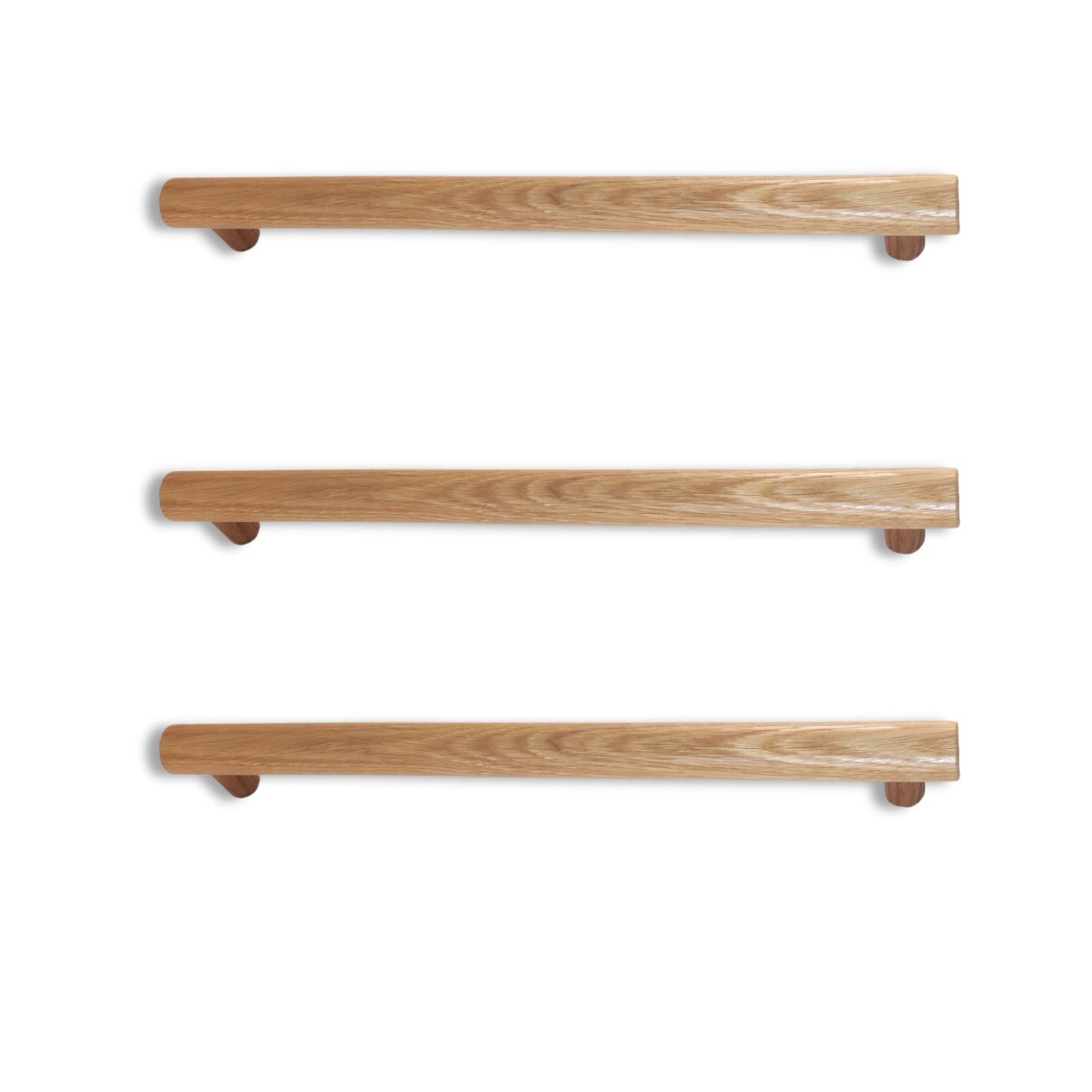 Long Oak Wood Door Handle | Handmade Wardrobe Door Pull
