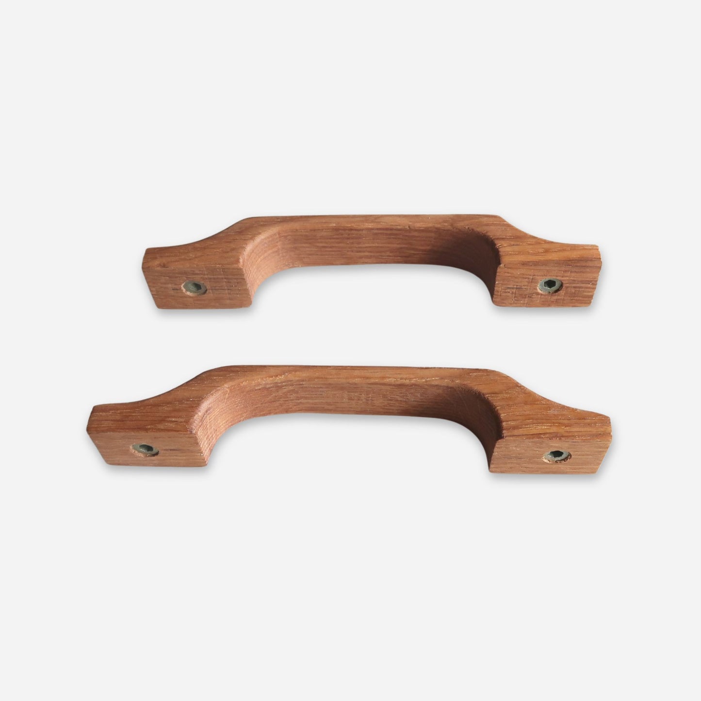oak cabinet handles handcrafted from solid wood with a natural grain finish