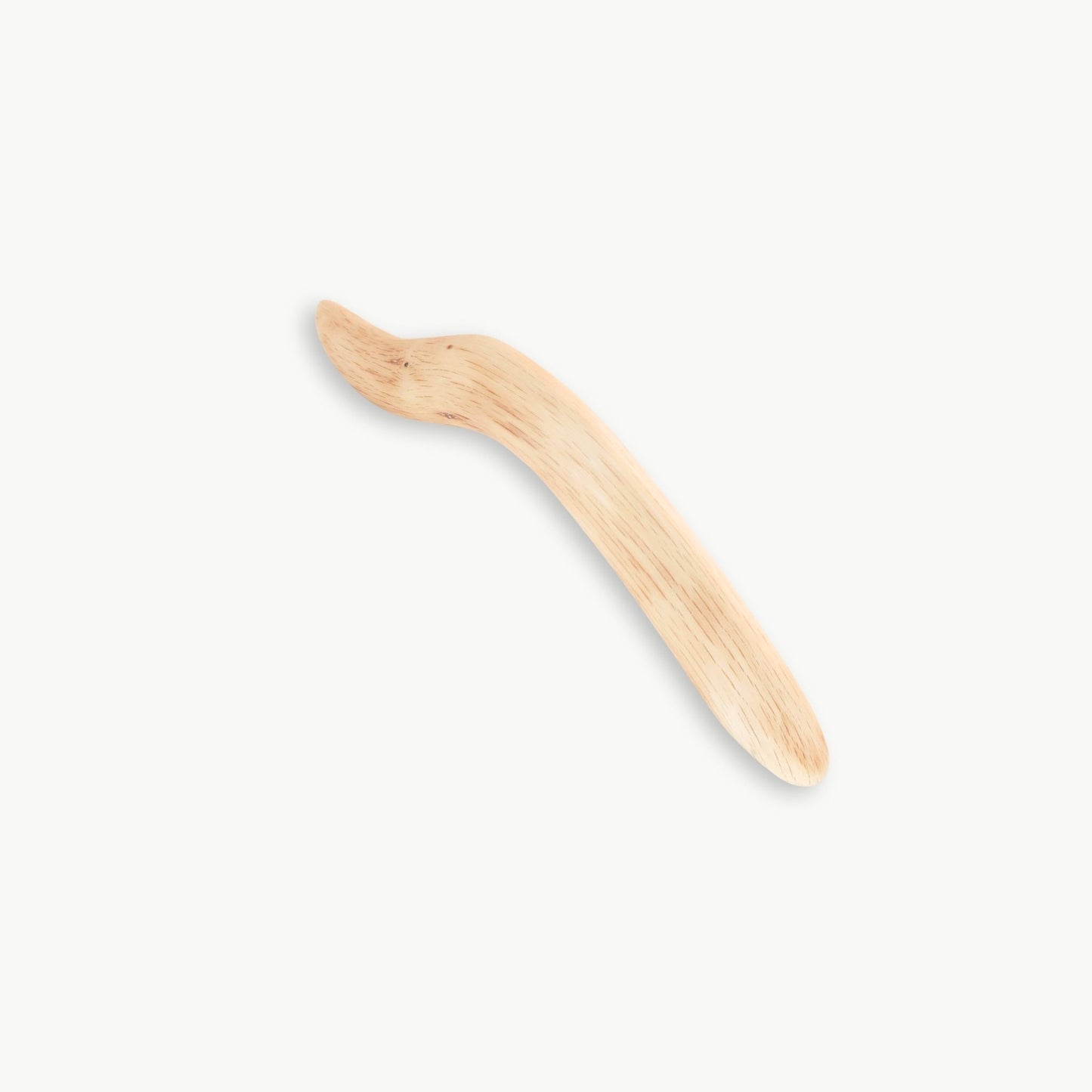 rustic oak handle with visible wood grain