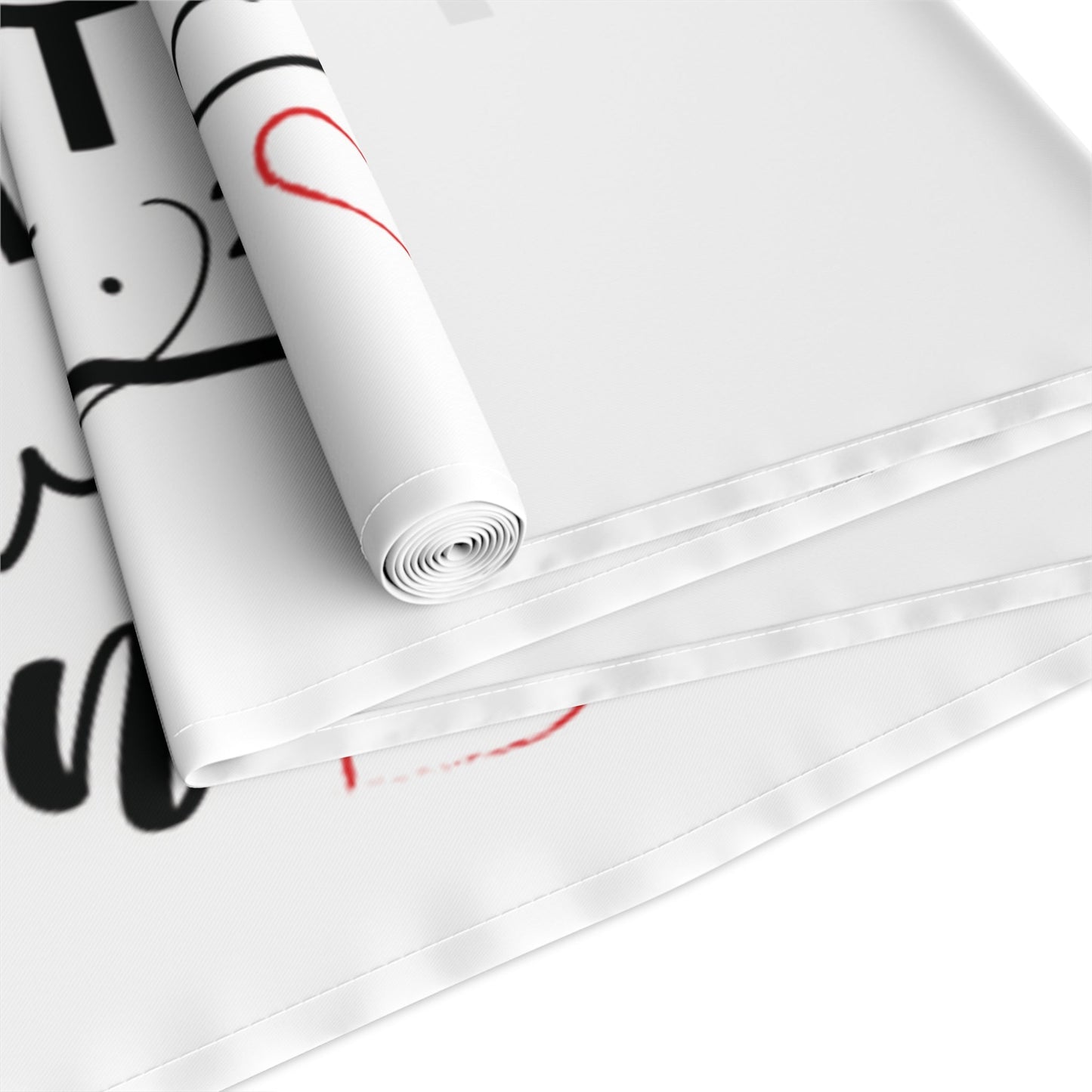 Simple Personalized Table Runner — Names & Last Name