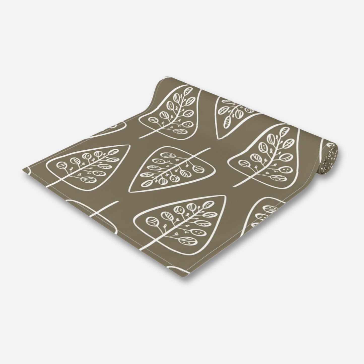 Rustic Table Runner Abstract Trees