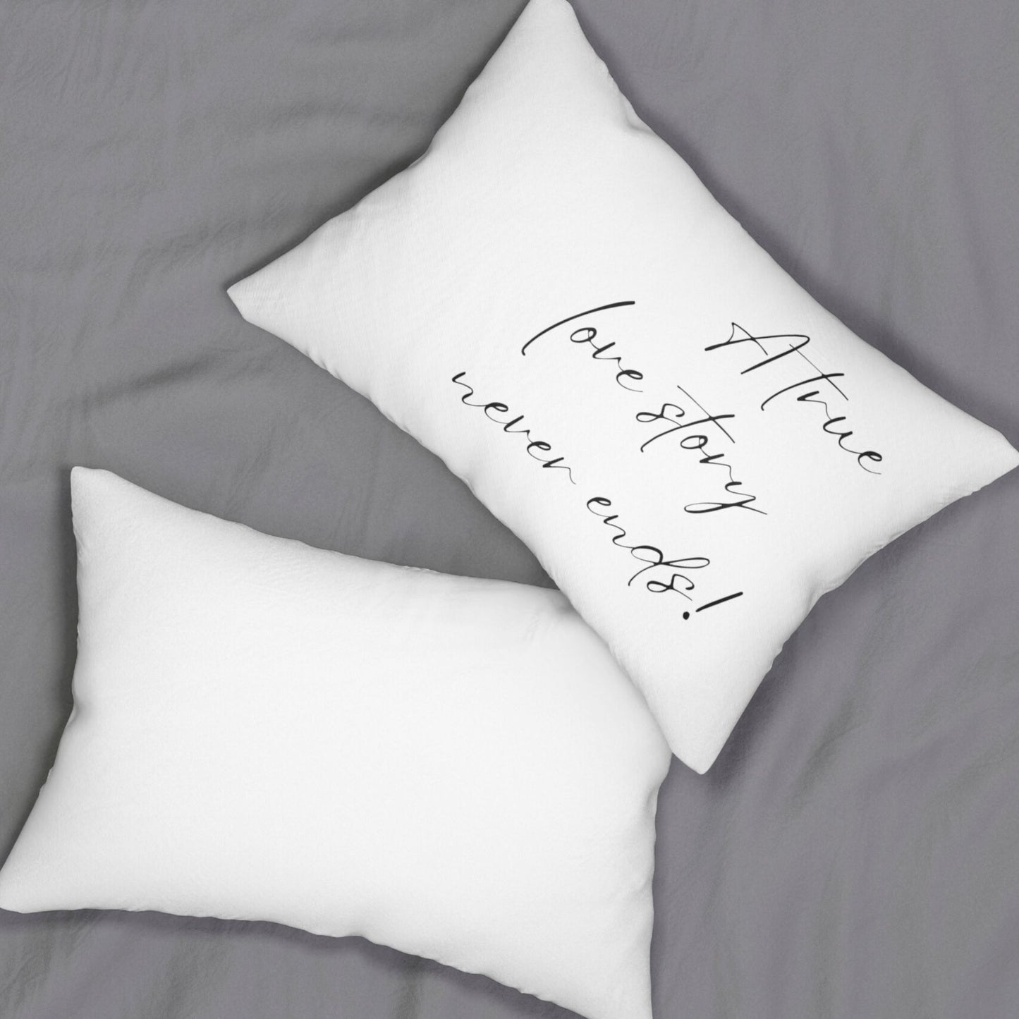 Custom Text Lumbar Pillow | Multiple Colors