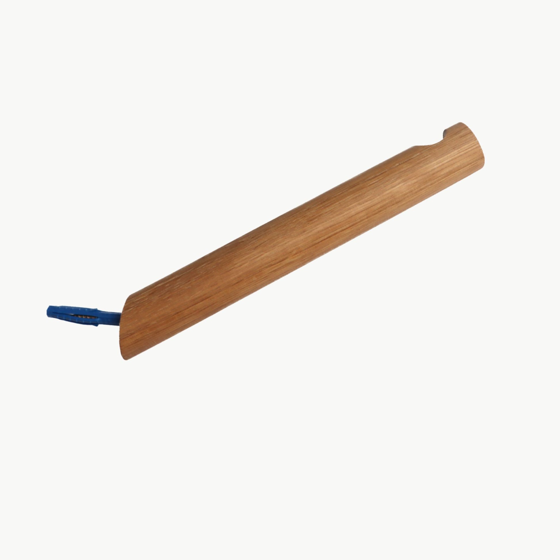 solid Oak Wall Hook with Notch