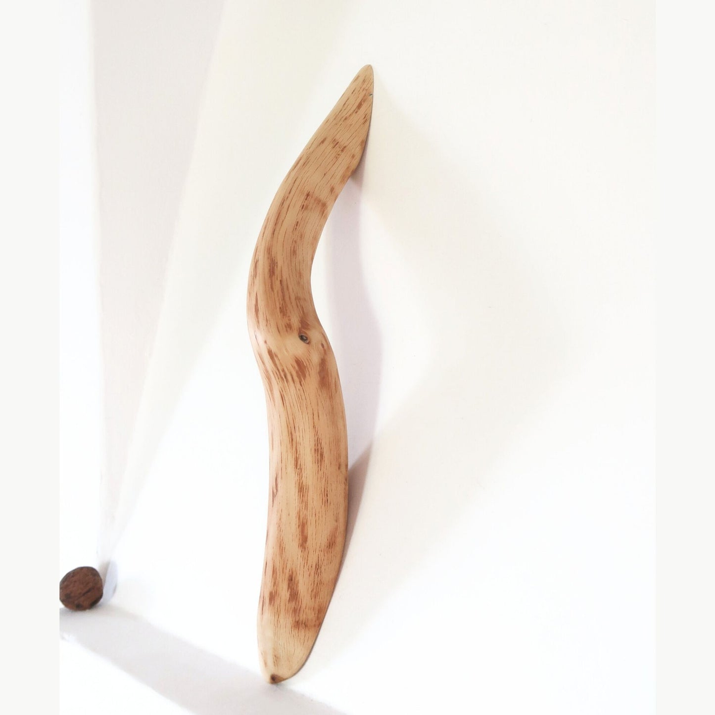 rustic oak branch door handle in natural finish