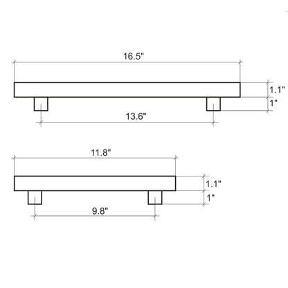 Modern size of Long Cabinet Door Pulls - LES Decor