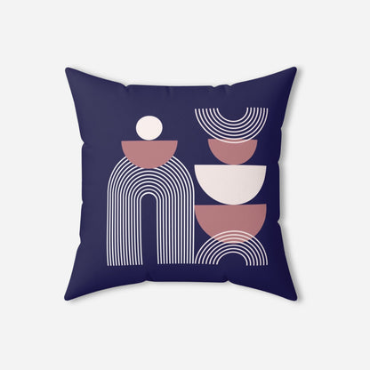 Modern Geometric Boho Throw Pillow