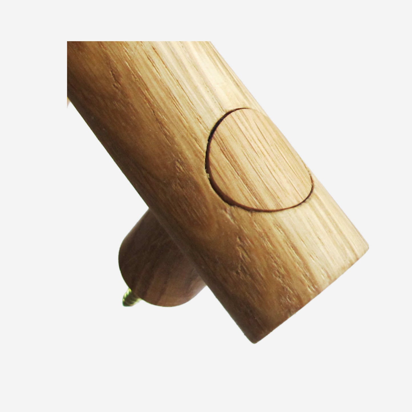 oak wood door handle for sauna