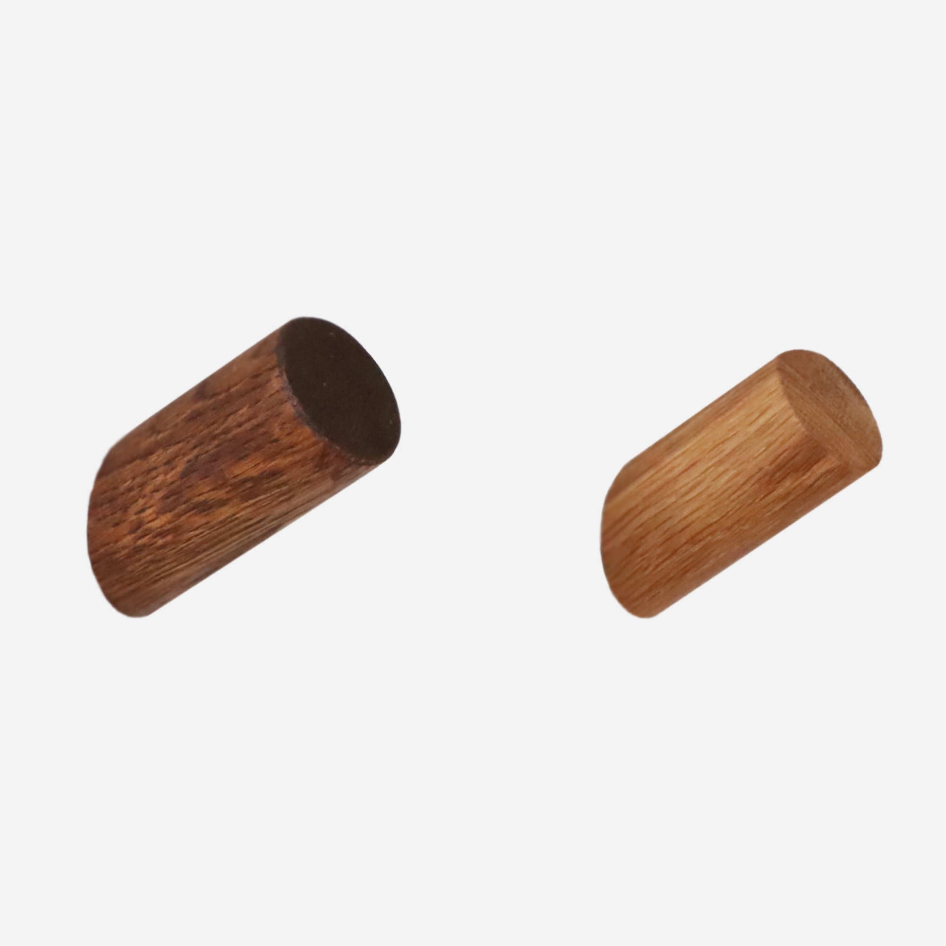 Pair Oak Wood Coat Hooks – LES Decor