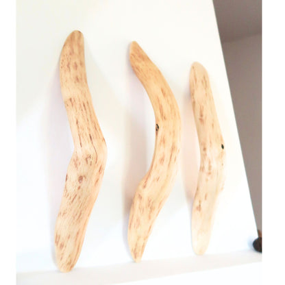 Natural Oak Branch Door Pull | Rustic Barn Door Handle