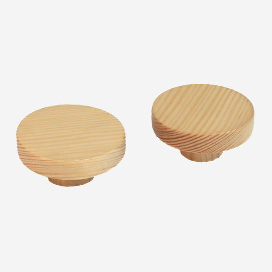 small round wood cabinet knobs