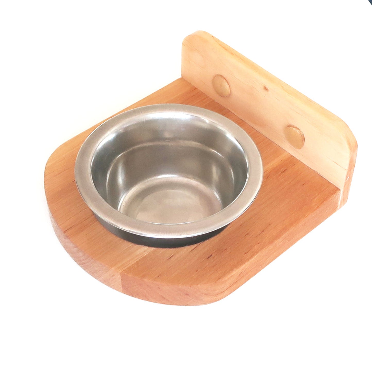  Solid alder sauna aroma bowl holder with stainless steel bowl