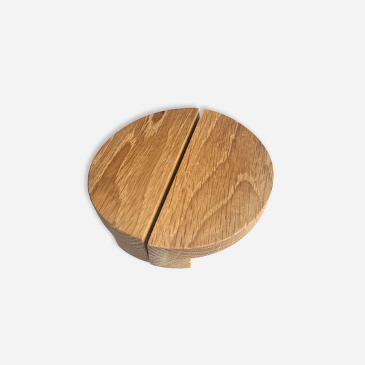 oak modern cabinet knobs semi circle